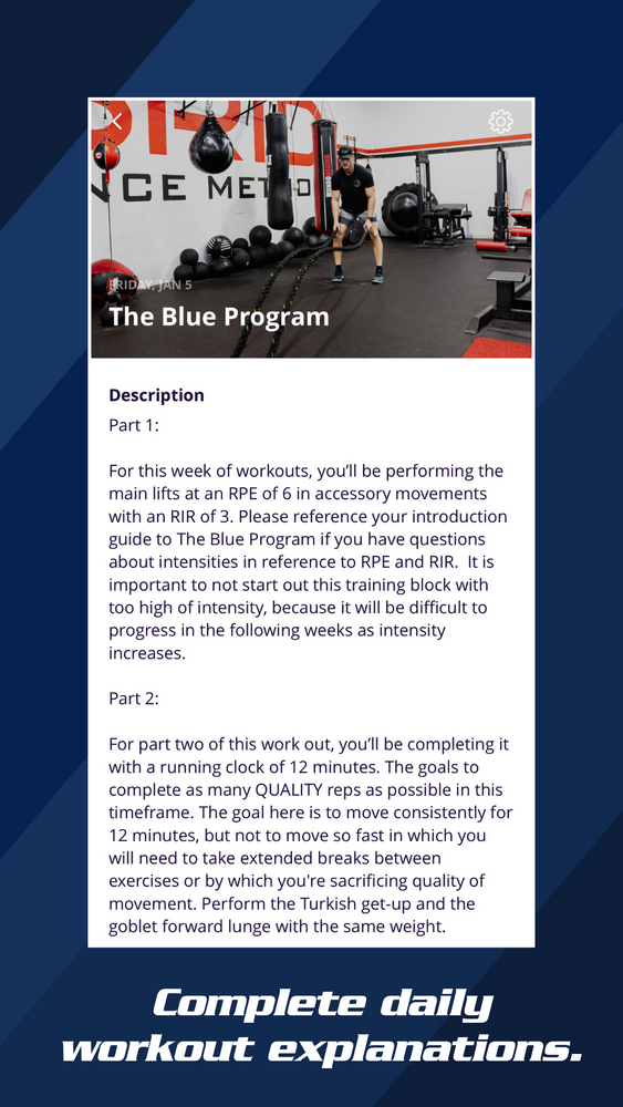 
                  
                    The Blue Program
                  
                