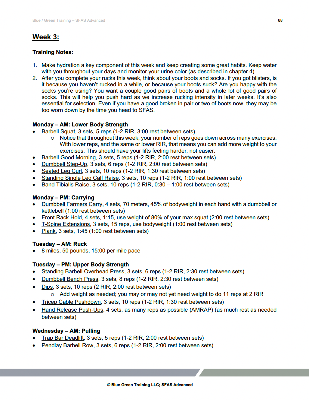 Special Forces Assessment & Selection (SFAS) 12