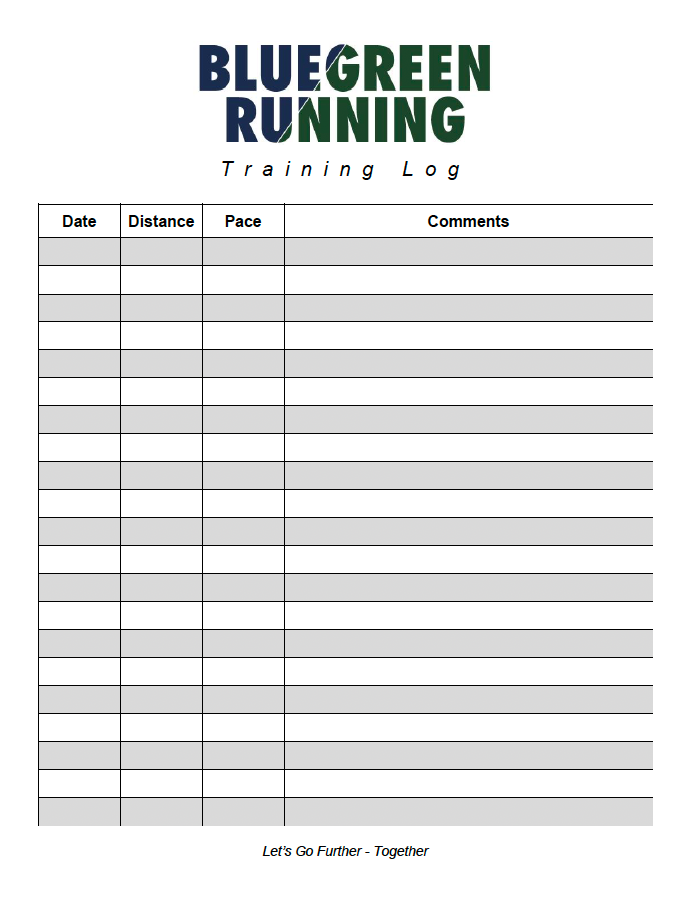 Run Tracker (Free) Blue / Green Training
