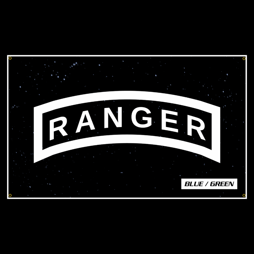 BG Ranger Black and White Flag