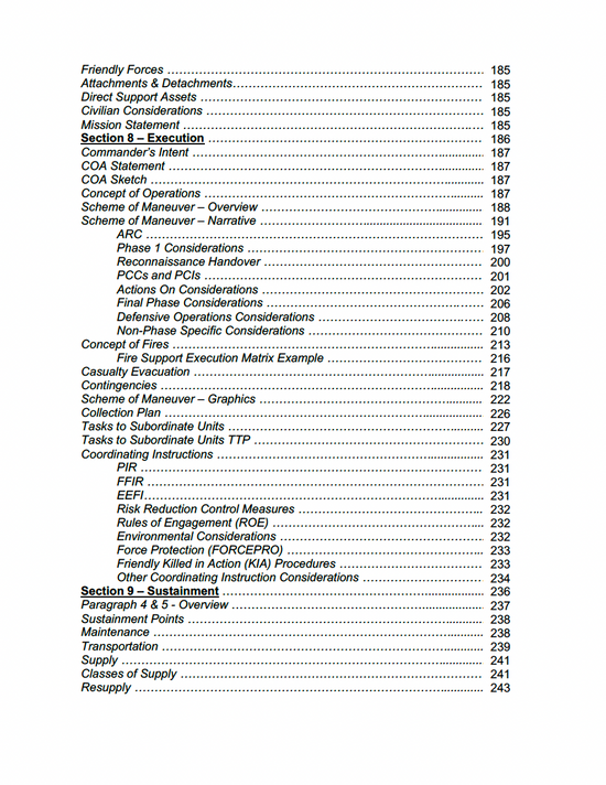 OPORD Blue Book | Complete TLP & OPORD Guide for BOLC, Ranger School ...