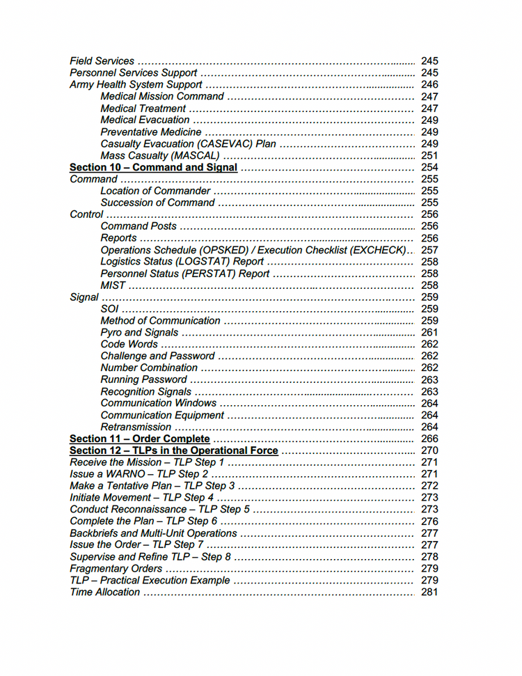 OPORD Blue Book | Complete TLP & OPORD Guide for BOLC, Ranger School ...