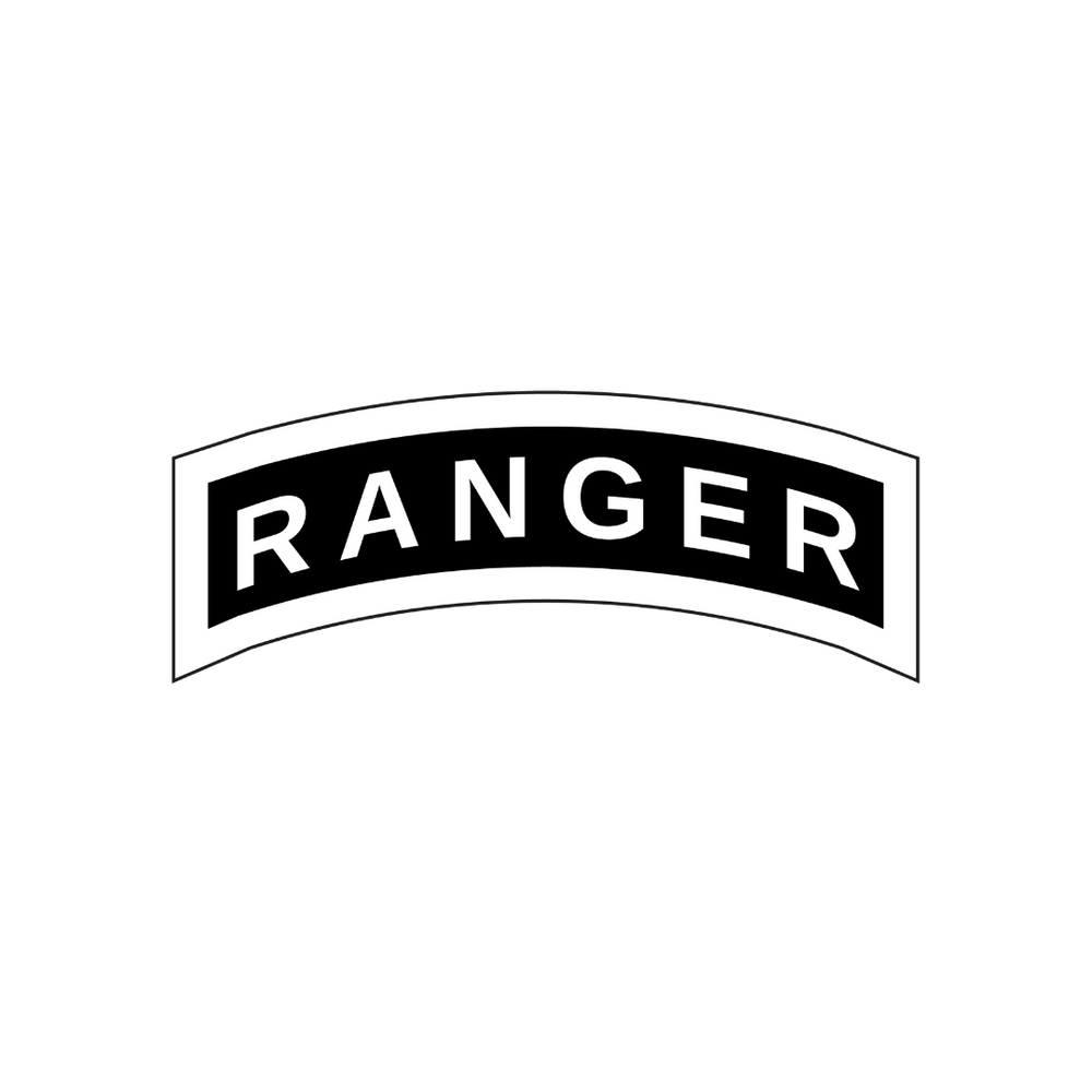 
                      
                        B&W Ranger Tab Sticker - Made in America
                      
                    