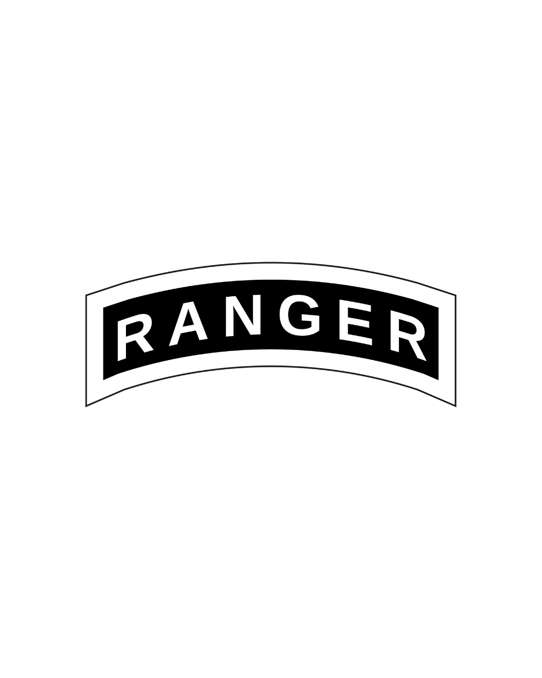 B&W Ranger Tab Sticker