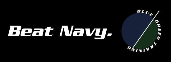 Beat Navy Sticker – Blue / Green Training