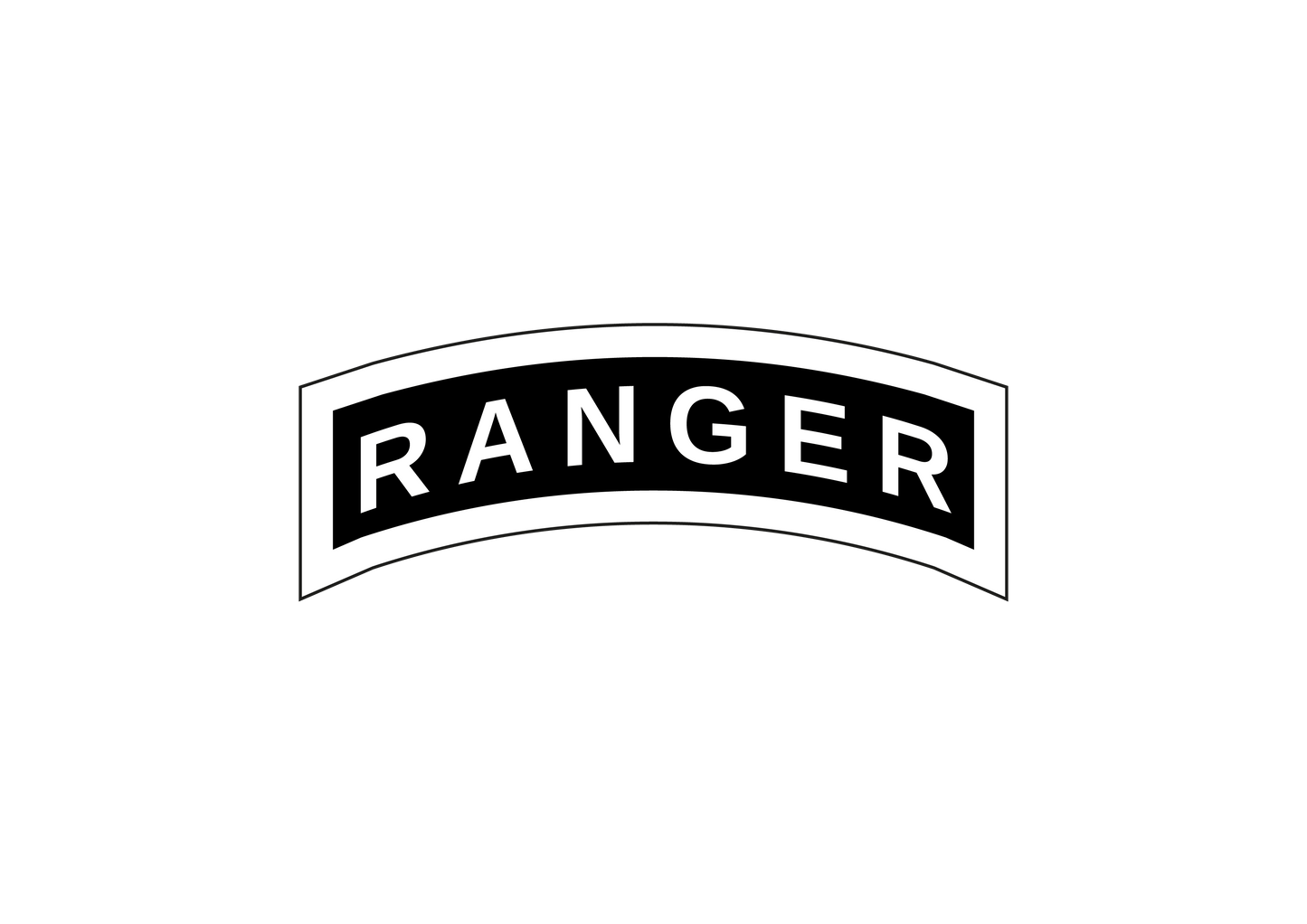 B&W Ranger Tab Sticker