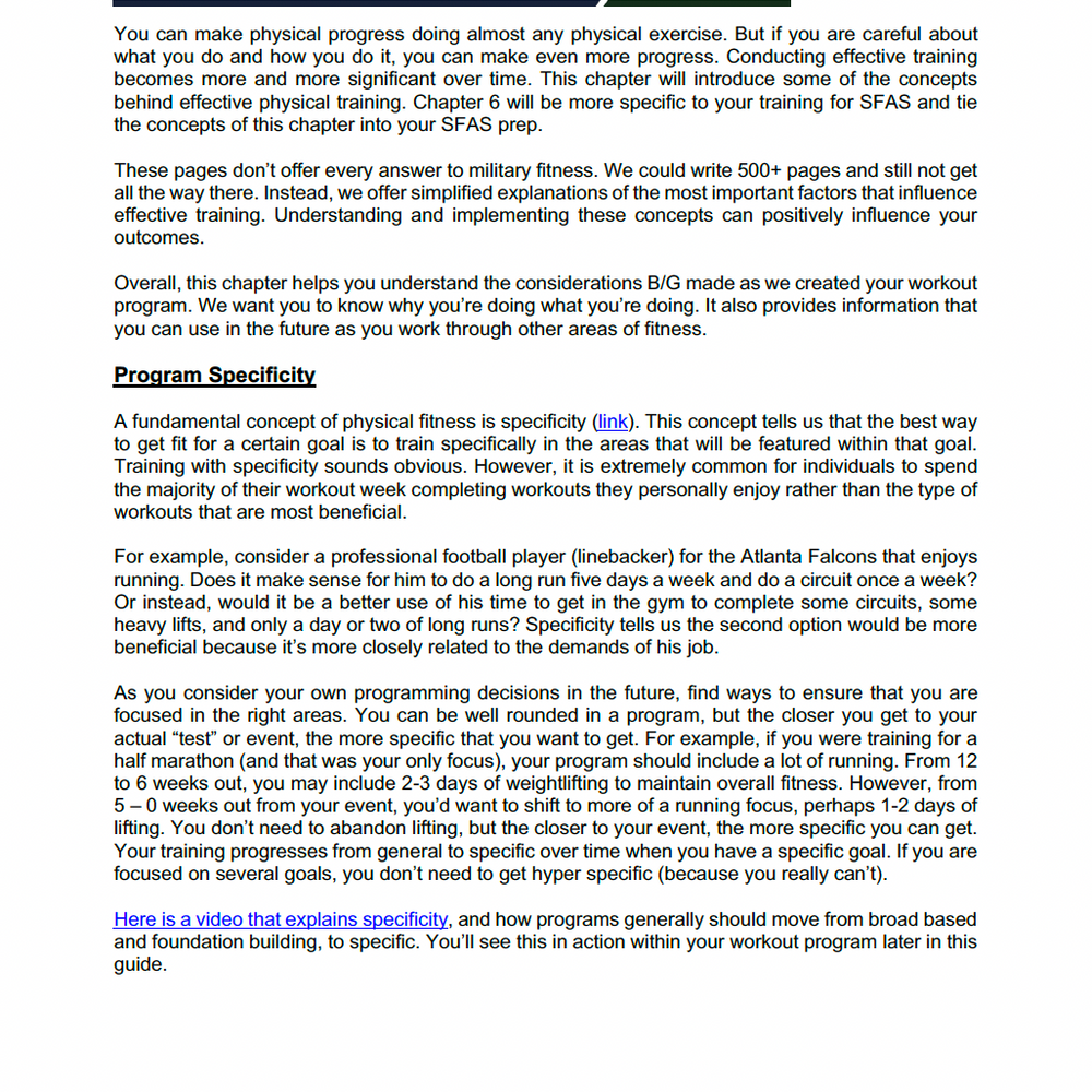
                      
                        Special Forces Assessment & Selection (SFAS) 6
                      
                    