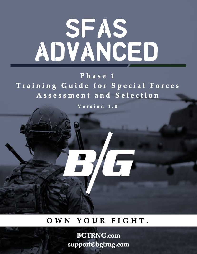 SFAS Success – Blue / Green Training